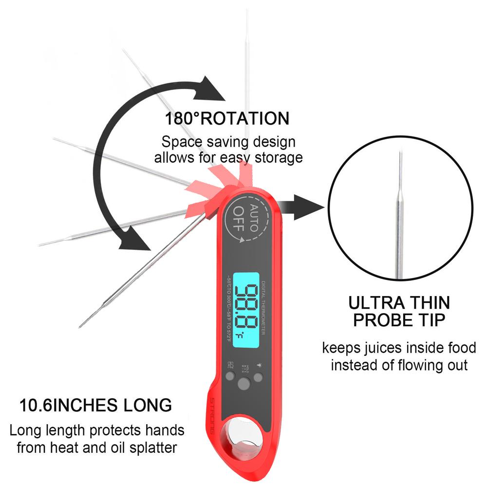 Digital Kitchen Thermometer Food Tools Electronic Cooking Probe BBQ SP