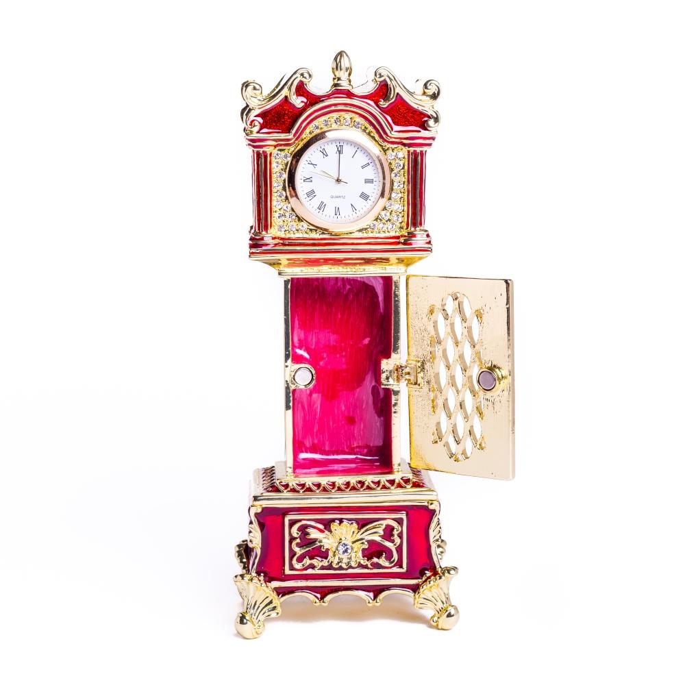 Red Big Ben Clock Trinket Box