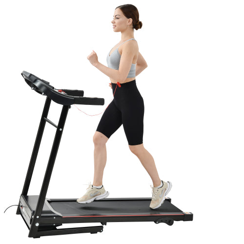 Electric treadmill with MP3 and cylinder fold type