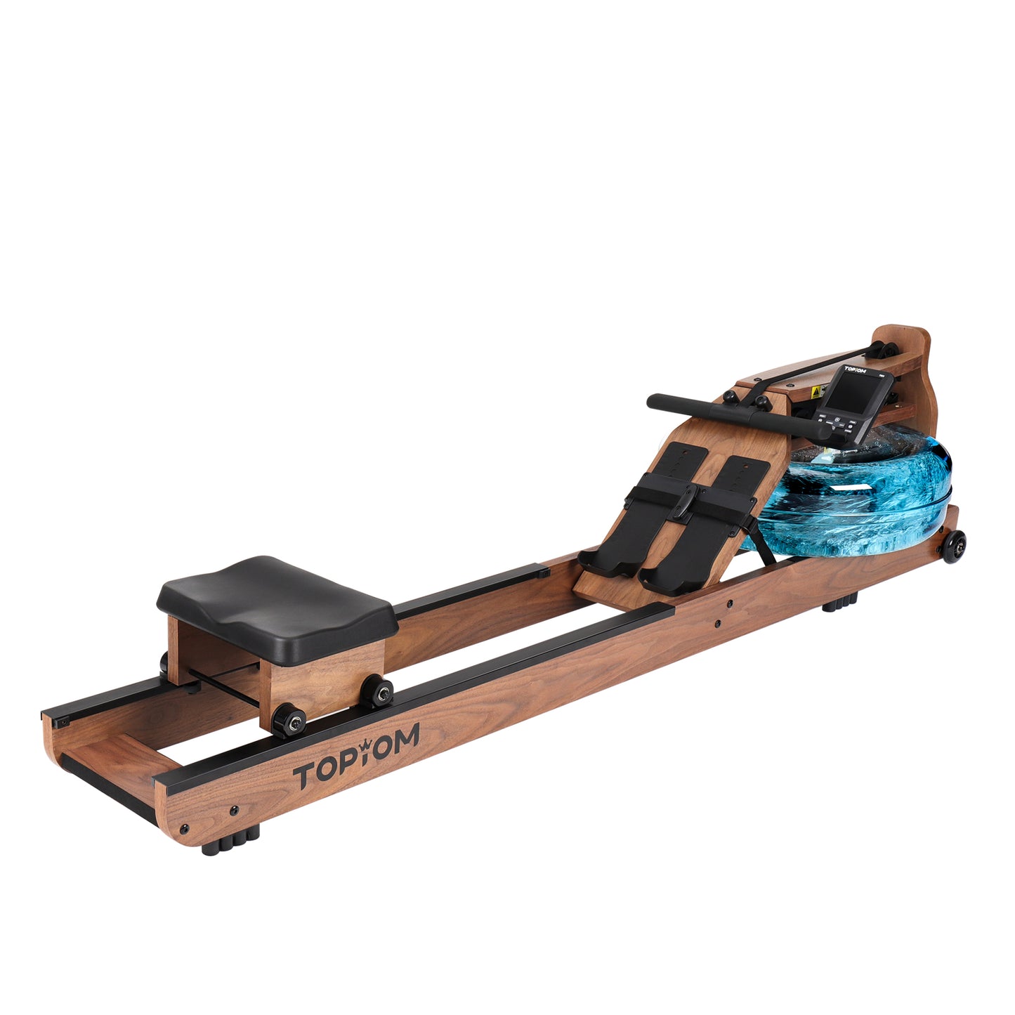 Topiom Rowing Machine for Home Use | Solid Wood | TM3 Monitor