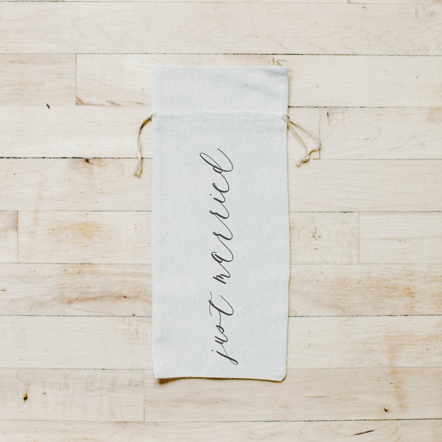 Just Married Wine Bag