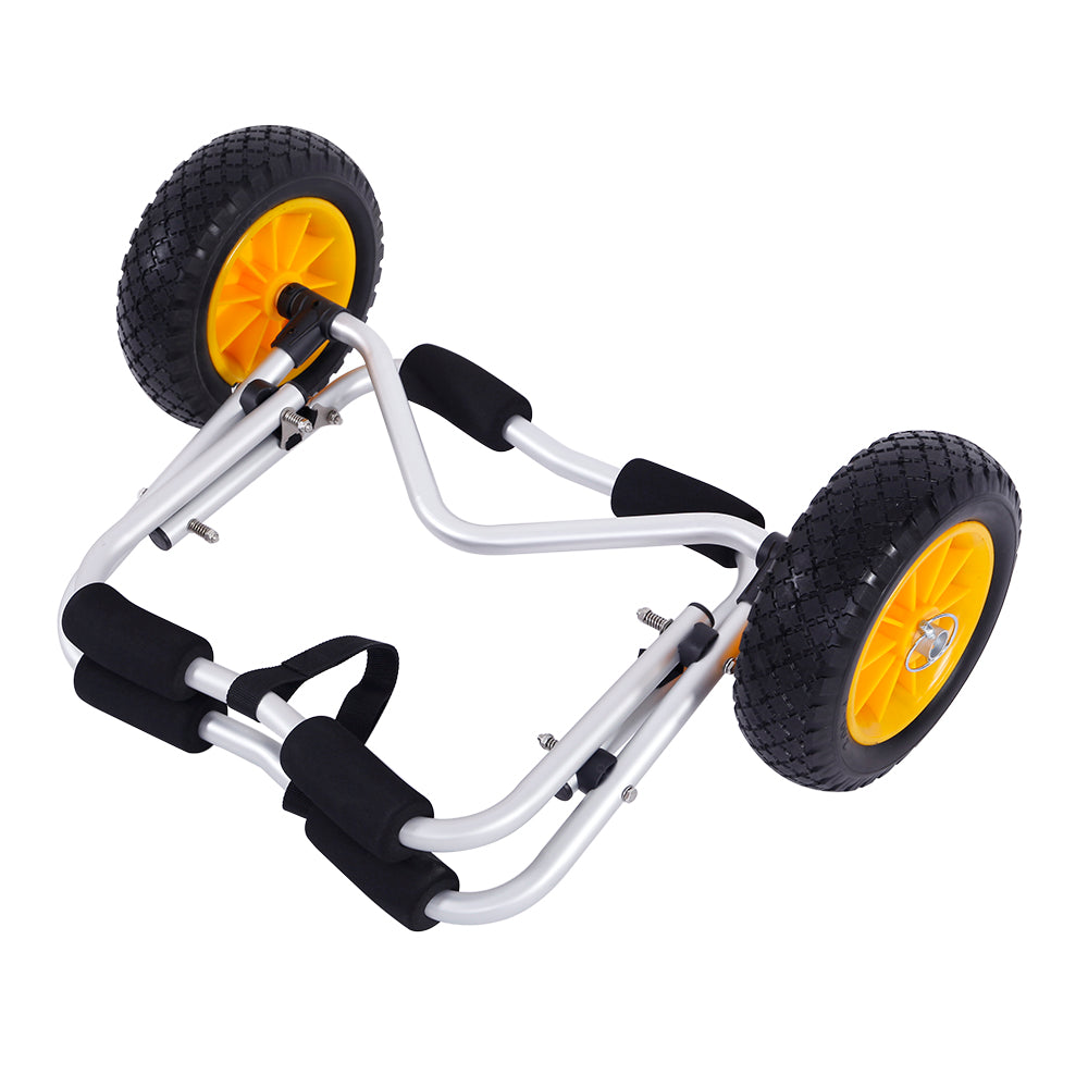 Portable 1.5MM Bend Aluminum Alloy Canoeing Trailer Cart