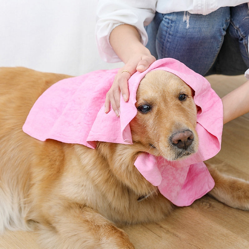 Large Pet Towel, Water Absorbent 26"x17" Size