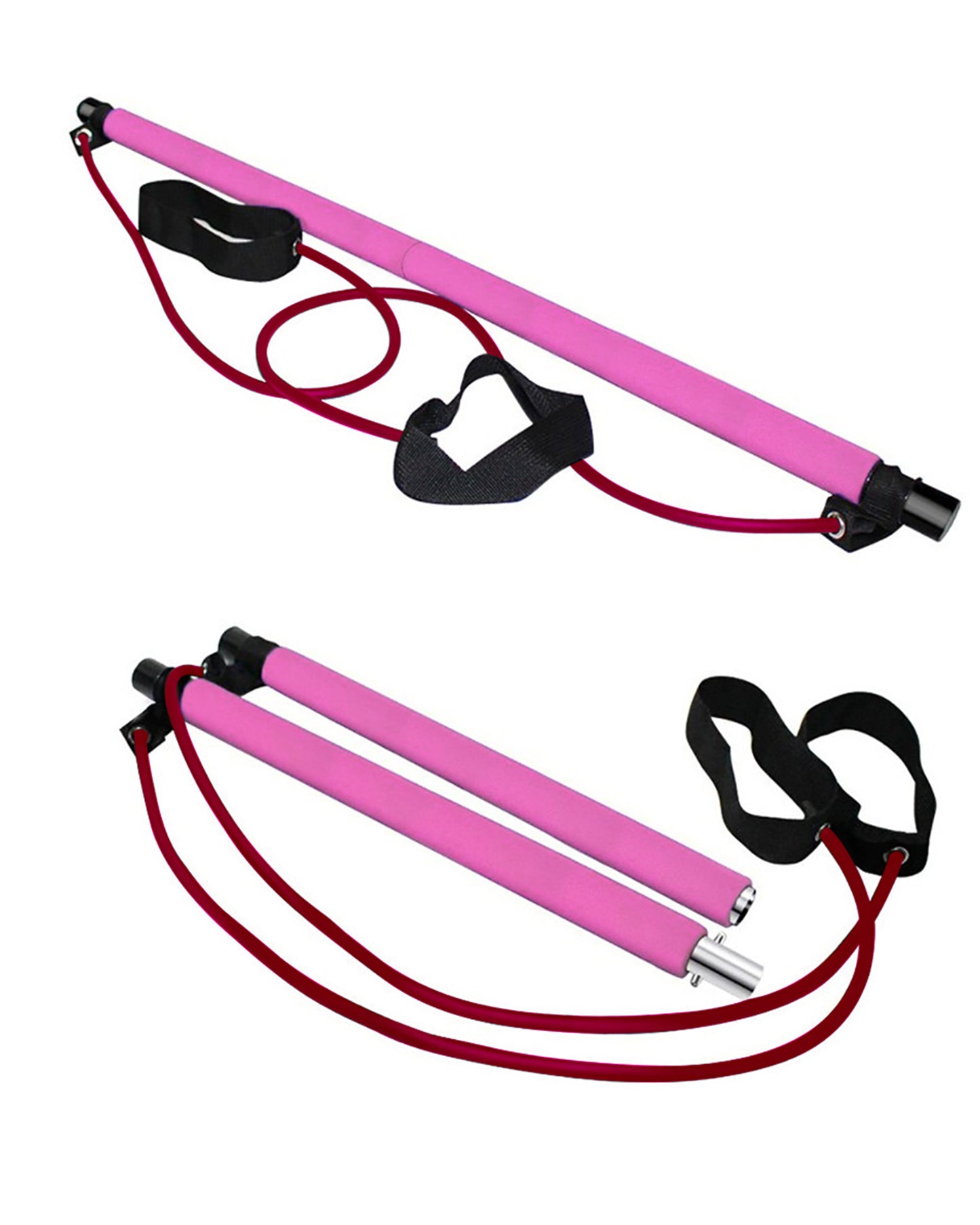 Body Glove Pilates Bar Stick Resistance Band Portable Gym