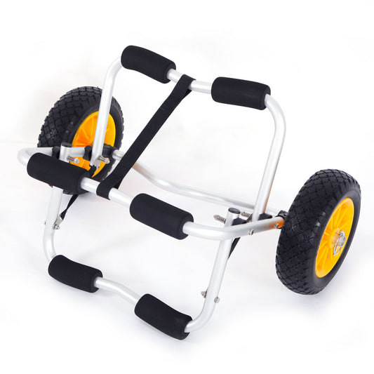 Portable 1.5MM Bend Aluminum Alloy Canoeing Trailer Cart