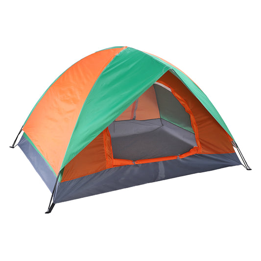 Outdoor 2-Person Double Door Camping Dome Tent