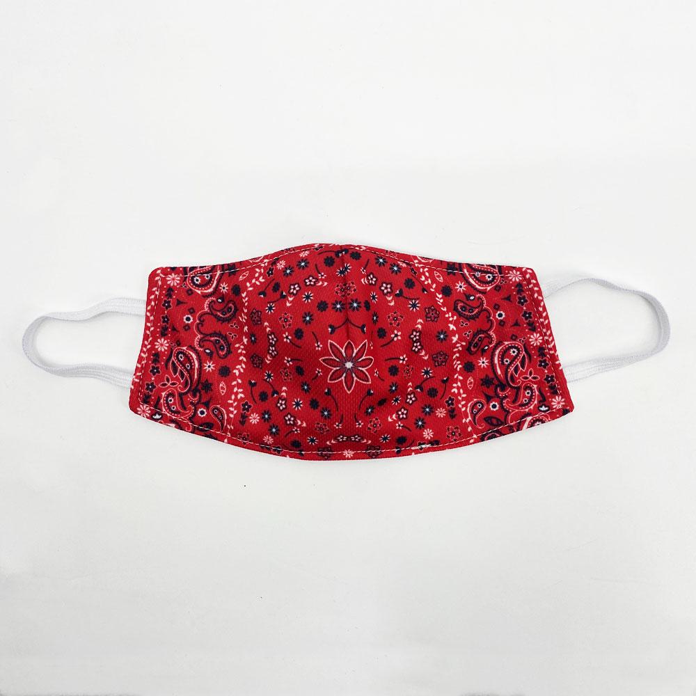 Red Bandana Face Cover